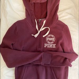 Vintage maroon PINK sweatshirt